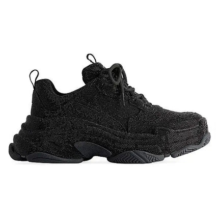 Men's Triple S Sneakers with Rhinestones