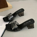 Black Leopard Print / 36