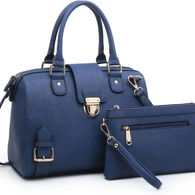 Women Barrel Handbags Fashion Satchel Bags Top Handle Shoulder Purses Vegan Leather Work Tote