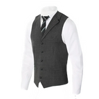 X-Large / 47 - Charcoal Herringbone