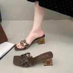 Brown Leopard Print / 36