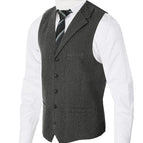5X-Large / 70 - Charcoal Gray Herringbone