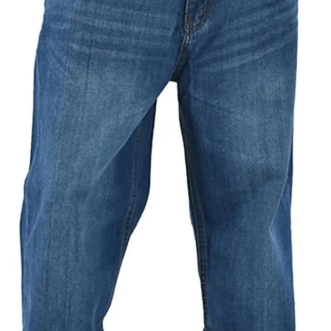 Men'S Baggy Hip Hop Denim Jeans Loose Fit Vintage Skateboard Skater Dance Pants