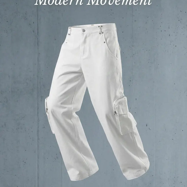 Men's Wide Leg Cargo Pants Akendy
