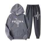 S / Dark grey  white