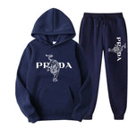 S / Navy blue  white