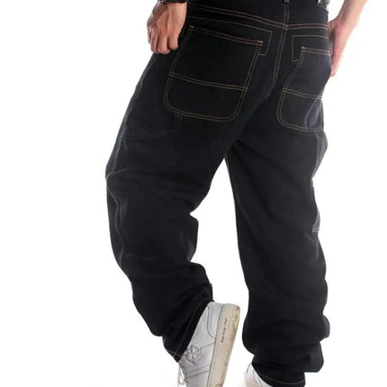 Baggy Jeans for Men Loose Fit Skateboard Pants Street Hip Hop Jeans