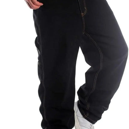 Baggy Jeans for Men Loose Fit Skateboard Pants Street Hip Hop Jeans