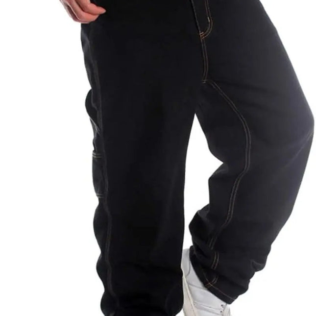 Baggy Jeans for Men Loose Fit Skateboard Pants Street Hip Hop Jeans