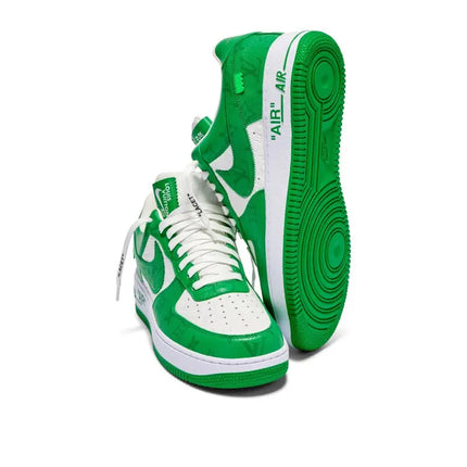 Louis Vuitton x Nike Air Force 1 Green | Size 7